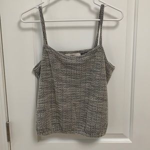 LOFT Eucalyptus Leaf Knit Crop Top